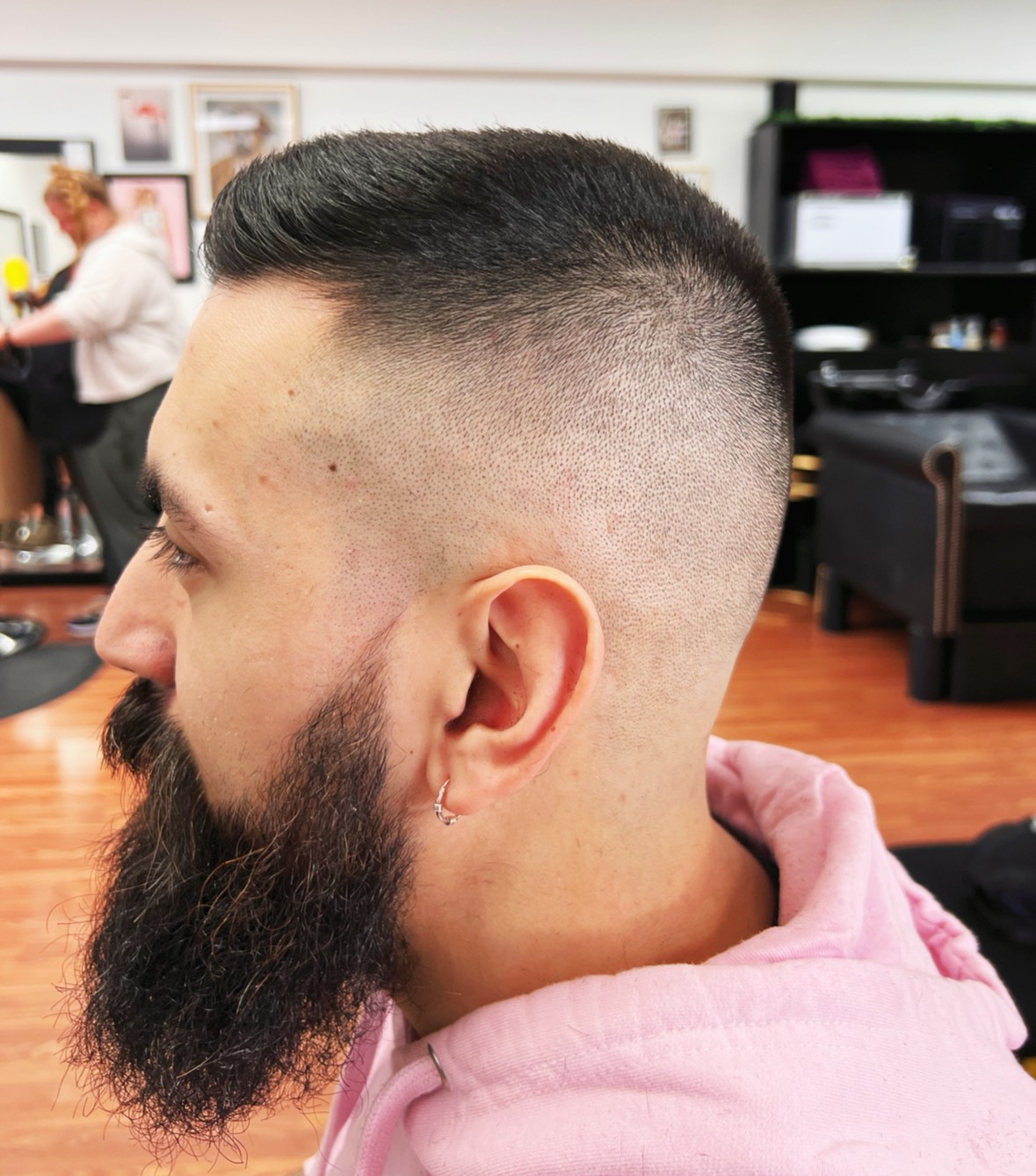 Clean fade with straight razor finish — Beauty and Blendz
