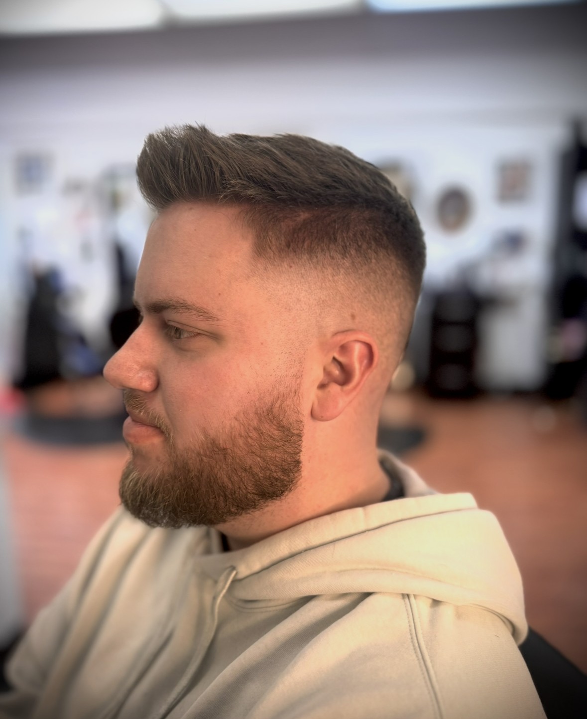 Men's haircut and beard trim by Adrianna — Eau Claire WI