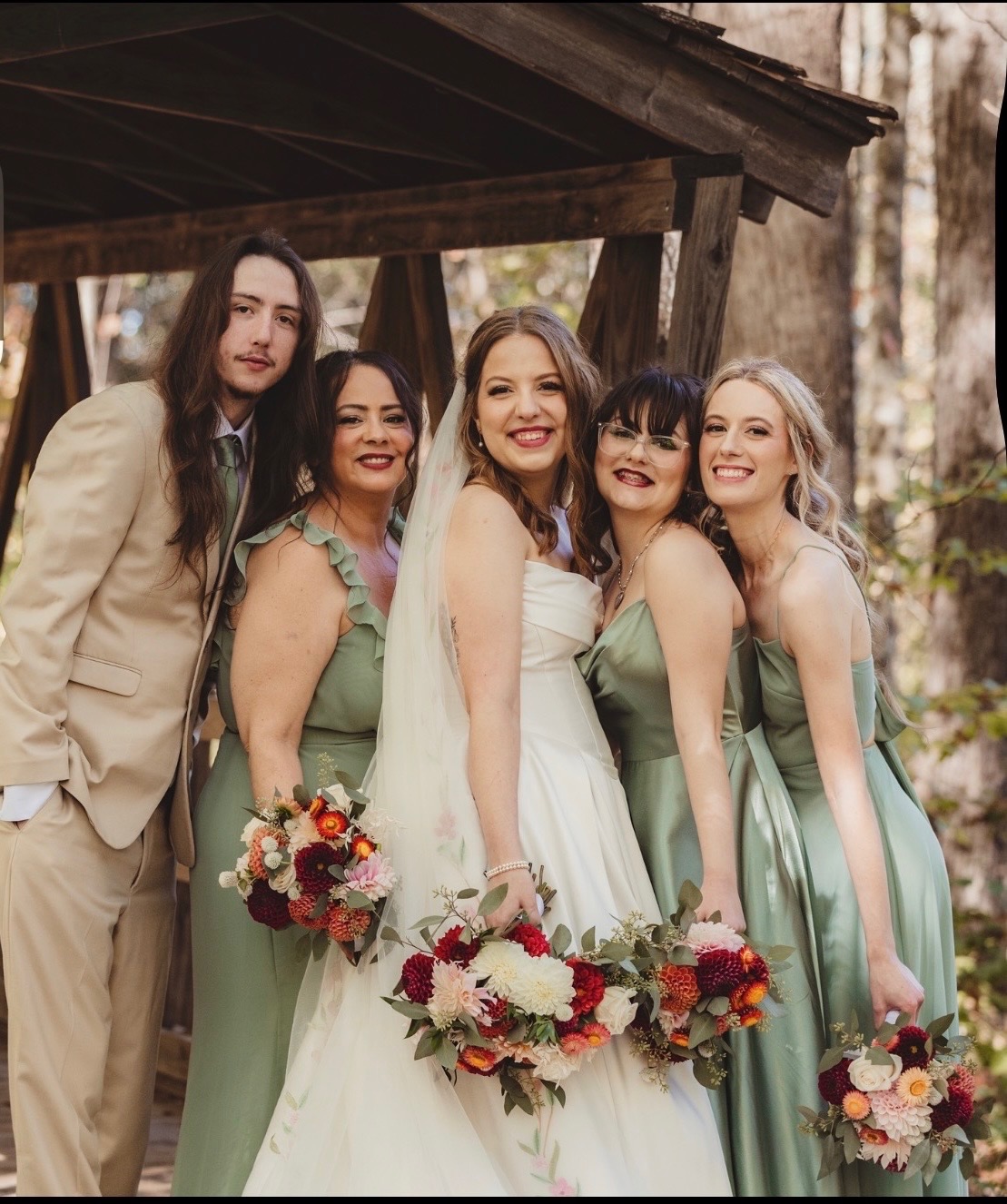 Wedding makeup for bride and bridesmaids by Adrianna — Beauty and Blendz Eau Claire WI
